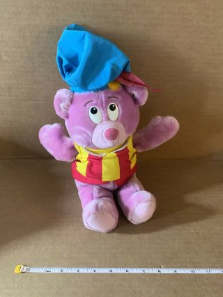 Vintage Fisher Price 1985 Disney’s Gummi Bears Cubbi Gummi Plush Doll