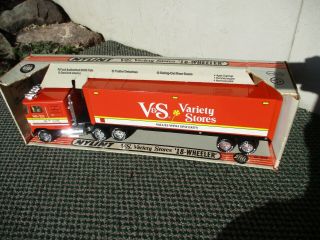 Nylint V&s Variety Stores 18 - Wheeler Semi Truck W/ Box