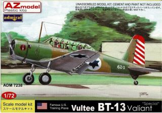 1/72 Az Model / Admiral 7238; Vultee Bt - 13 Valiant " Special "
