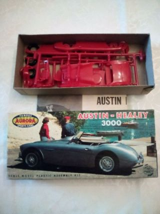Aurora Austin - Healey 3000 1:32 Scale Model Car Kit