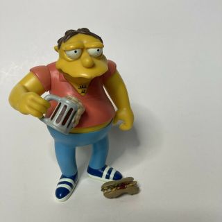 Playmates 2000 The Simpsons Wos World Of Springfield Barney Gumble Figure