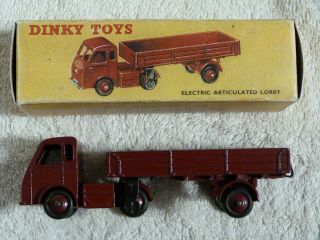 Dinky Toys 421 Electric Articulated Lorry British Railways Box