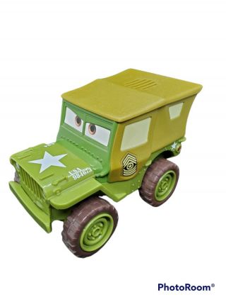 Disney Pixar Cars Mattel Shake N Go Sarge Talking Jeep 2007 And
