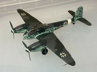 Messerschmitt Me.  410,  1/72 Scale,  Built & Finished For Display,  Good.