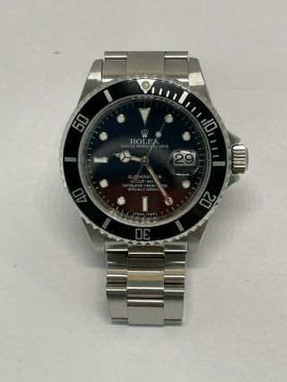 Rolex Submariner 16610 Black Dial Stainless Steel 2008 & Papers 5