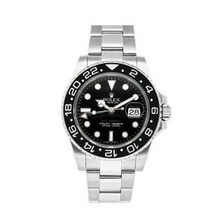 Rolex Gmt - Master Ii Auto 40mm Steel Mens Oyster Bracelet Watch Date Gmt 116710ln