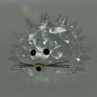 Early Swarovski Crystal Austria Large Hedgehog Wire Whiskers | No Box