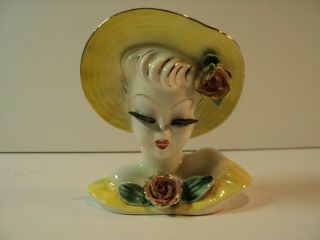Vintage Head Vase,  1960 