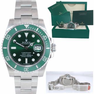 Stickers Rolex Submariner Hulk 116610lv Green Dial Ceramic Watch Box