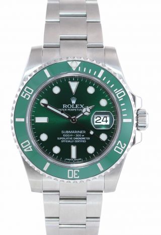 STICKERS Rolex submariner Hulk 116610LV Green Dial Ceramic Watch Box 2