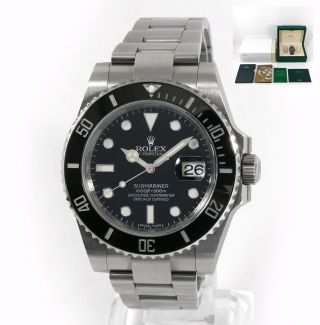Rolex Submariner Date 116610ln 40mm Black Dial Steel Box Booklets