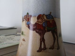 Antique Haynes Ware Egyptian Decoration Vase No.  632