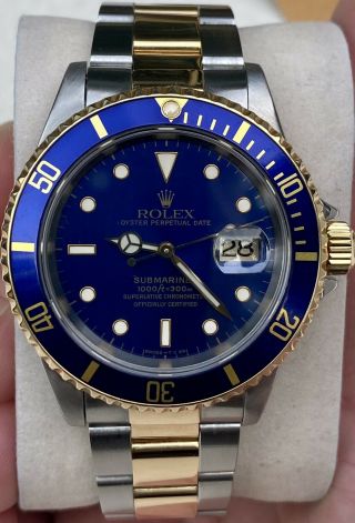 Rolex Submariner Blue Men 