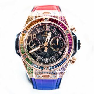 Hublot Big Bang Unico King Gold Rainbow Automatic Watch