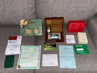 Rolex Day - Date President 36mm 18038 18k Serviced By Rolex Box Papers Receipt