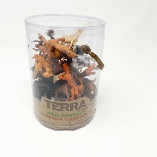 (1) Terra By Battat Wild Animals 46 Pc Assorted 2 " Mini Toy Figures - See Desc