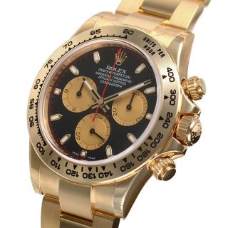 Rolex Daytona 116508 Yellow Gold Oyster Black Paul Newman Dial 40mm Watch