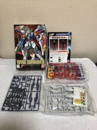 Bandai Gunpla Wing Gundam 0 1/144 Gundam W Plastic Model Kit Japan Hobby