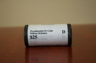 $1 Presidential Willam Mckinry D Dollar Coin $25 Rolls Us,