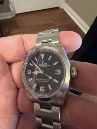 Rolex Explorer Men ' s Black Watch - 124270 2