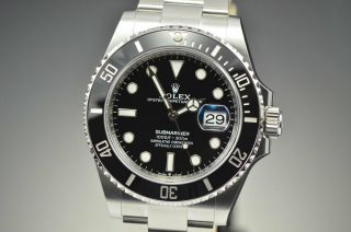 2021 Rolex Submariner Date Ceramic Black Index Dial Watch 126610ln