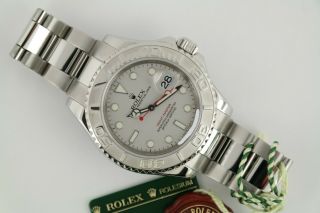 Rolex Yacht - Master 16622 Platinum Dial & Bezel Oyster Band Box & Papers 2012