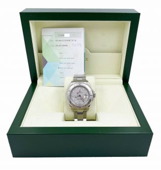 Rolex Yacht Master 16622 Platinum Stainless Steel Box Papers 2002