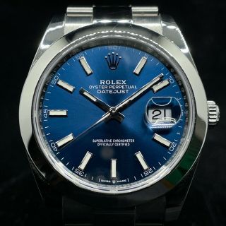 Rolex Datejust 126300 - 41mm Blue Dial