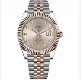 Rolex Datejust 41mm Sundust Dial Stainless Steel 18k Rose Gold M126331 - 0008