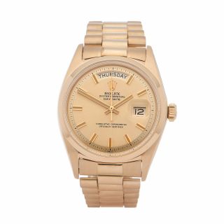 Rolex Day - Date Wideboy 18k Yellow Gold Watch 1802 W008279