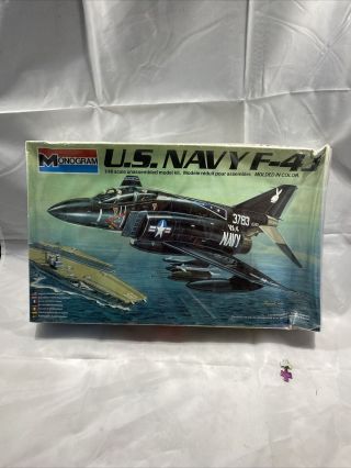 Monogram Us Navy F - 4j 1/48 5805 Open Model Kit ‘sullys Hobbies’