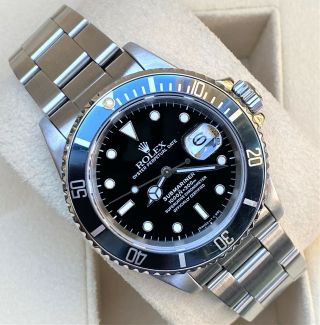 Rolex Submariner 16610 Black Dial Stainless Steel 40mm
