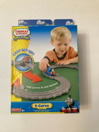Thomas & Friends Take N Play S Curve Fold Out Train Track Fisher Price T9046