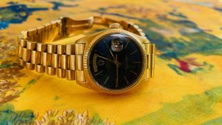 Rolex Oyster Perpetual Day - Date President 18238 Wristwatch 18k Yellow Gold C1995