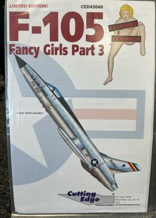 Cutting Edge 1/32 Decal F - 105 Thunderchief Fancy Girls Part 3 32048