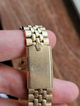 Rolex Oyster Perpetual 1002 Vintage Solid 14k Gold Jubilee 1570 Automatic Swiss 6