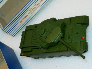 DINKY 651 CENTURION TANK.  NEAR MODEL.  PACKING PIECE AND GOOD BOX. 2