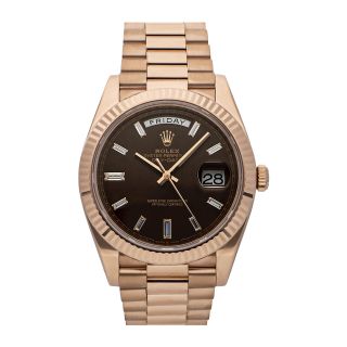 Rolex Day - Date Auto 40mm Everose Gold Mens President Bracelet Watch 228235