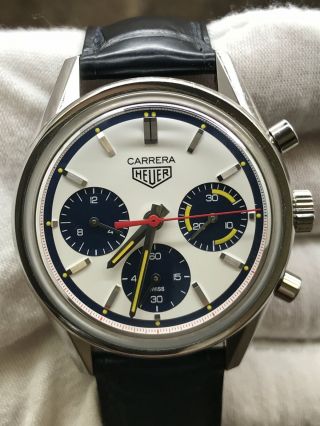 Tag Heuer Carrera 160 Years Montreal Limited Edition Cbk221c White Dial Automati