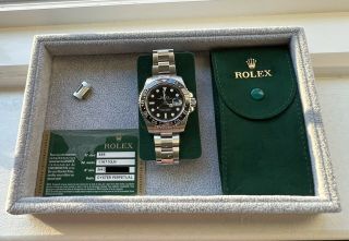 2008 Rolex Gmt - Master Ii Stainless Steel Black Ceramic 116710ln - No Name Card