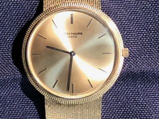 18 K Gold Patek Philippe Wristwatch Model 3520 - 10