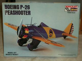 Minicraft / Hasegawa 1/32 Scale Boeing P - 26 Peashooter
