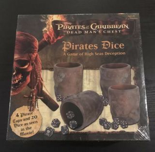 Pirates Of The Caribbean Dead Mans Chest Pirates Dice Game Disney Friendly Games