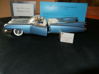 1/24 Franklin 1959 Cadillac Eldorado Biarritz Convertible Die - Cast Car Gm