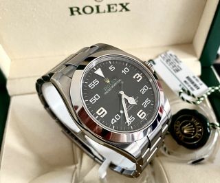 Rolex Air - King 116900 Black Dial Green Accents c.  2017 - 40mm - S/Steel - Box/Papers - 3