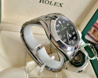 Rolex Air - King 116900 Black Dial Green Accents c.  2017 - 40mm - S/Steel - Box/Papers - 4