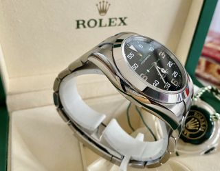 Rolex Air - King 116900 Black Dial Green Accents c.  2017 - 40mm - S/Steel - Box/Papers - 5