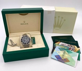 Rolex Oyster Perpetual Date Submariner S.  S.  Black Men 