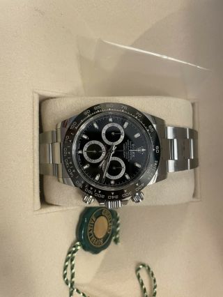 Rolex Daytona Men ' s Black Watch with Oystersteel Bracelet - 116500 3