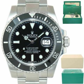 2018 - 2020 Rolex Submariner Date 116610 Steel Black Dial Ceramic Bezel Watch Box